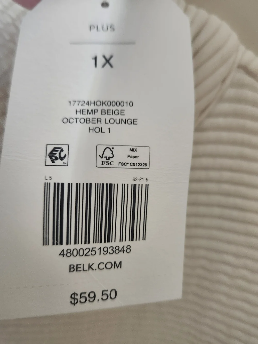 Wonderly Ivory Ribbed Mock Neck Sweatshirt